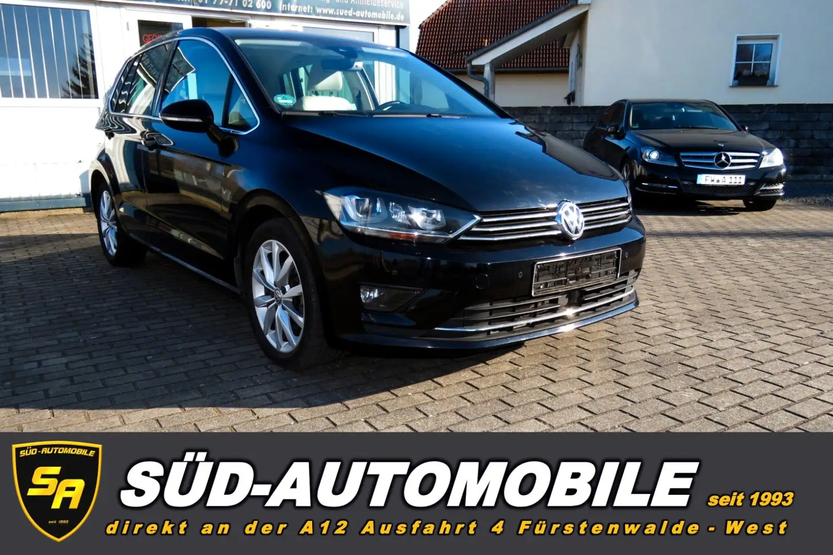 Volkswagen Golf Sportsvan VII Highline DSG NAVI Leder 1.Hd. Nero - 1