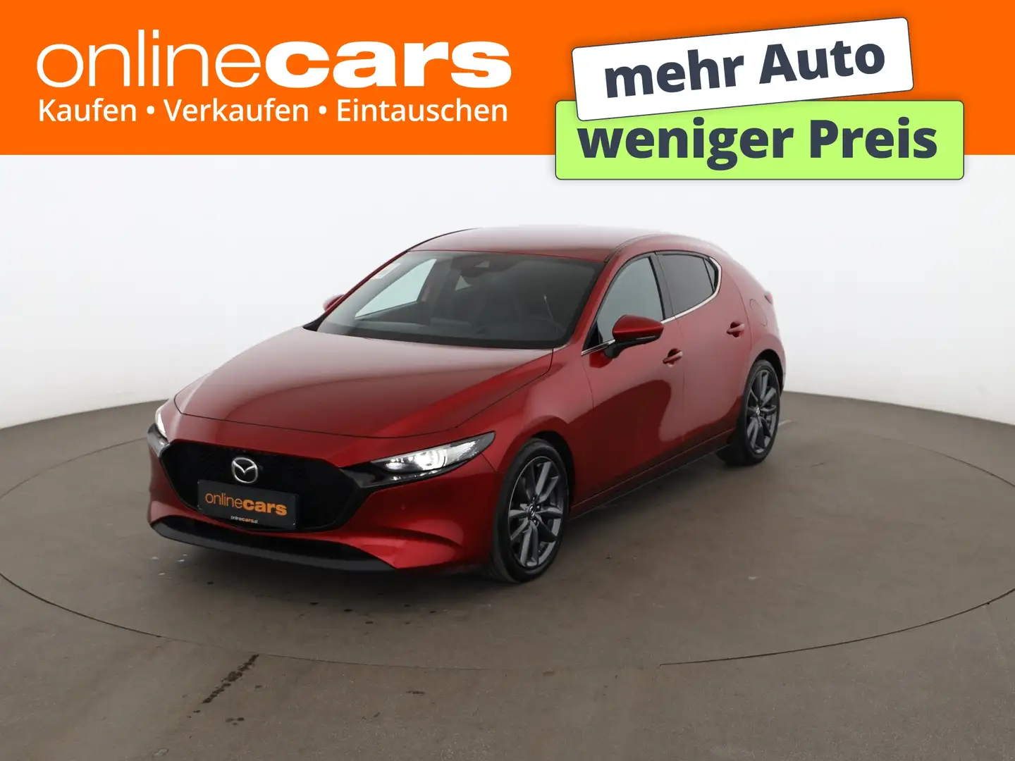 Mazda 3 SKYACTIV-G Comfort LED HEAD-UP RADAR NAVI LEDER Rot - 1