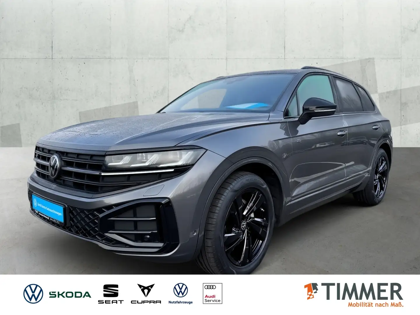 Volkswagen Touareg 3.0 V6 TDI R-LINE 4MOTION *BLACK-STYLE*AHK*LUFT*H Grau - 1