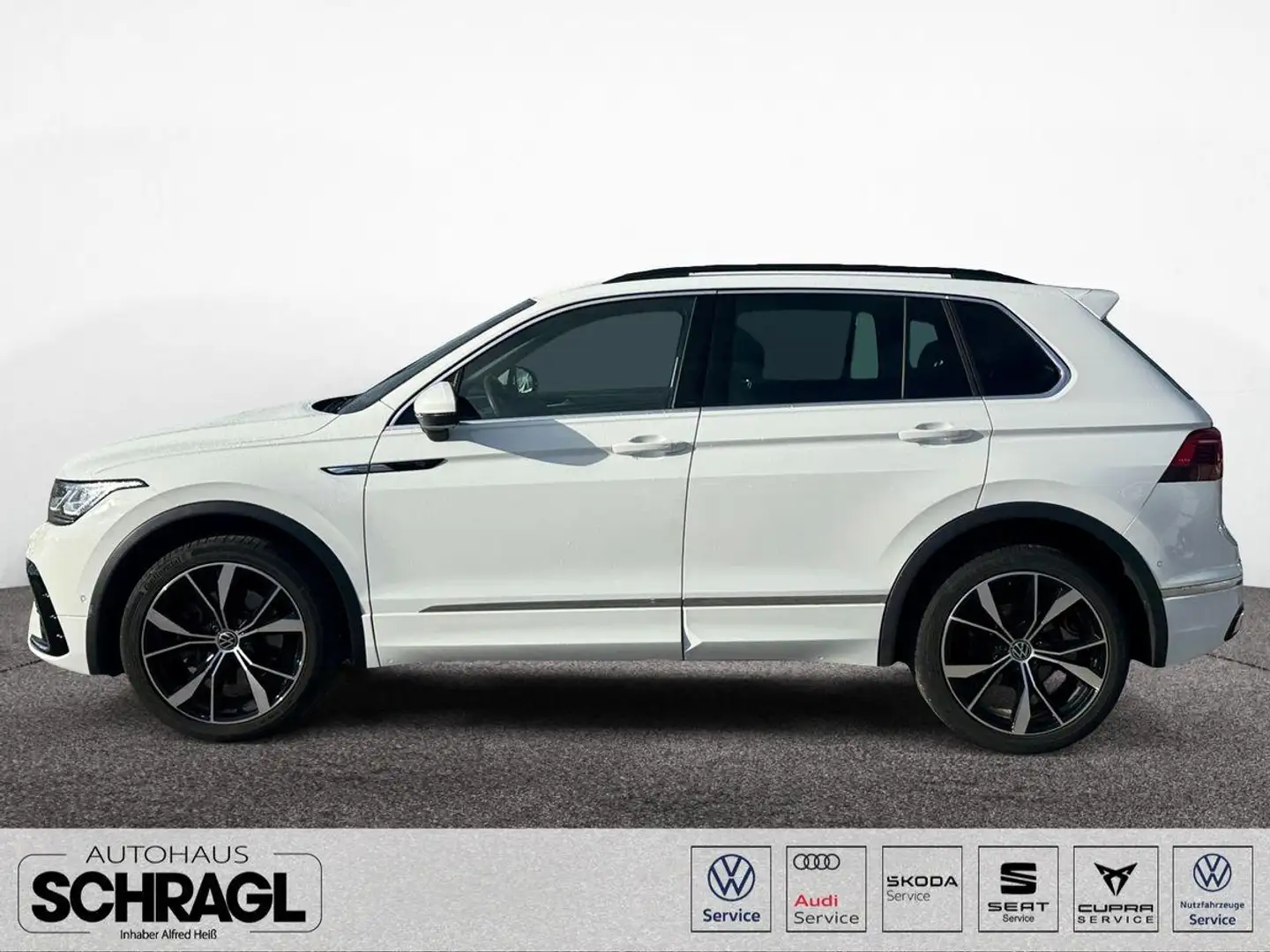 Volkswagen Tiguan 2.0 TDI DSG 4MOTION R-LINE+AHK+IQ+NAV+KAM Weiß - 2
