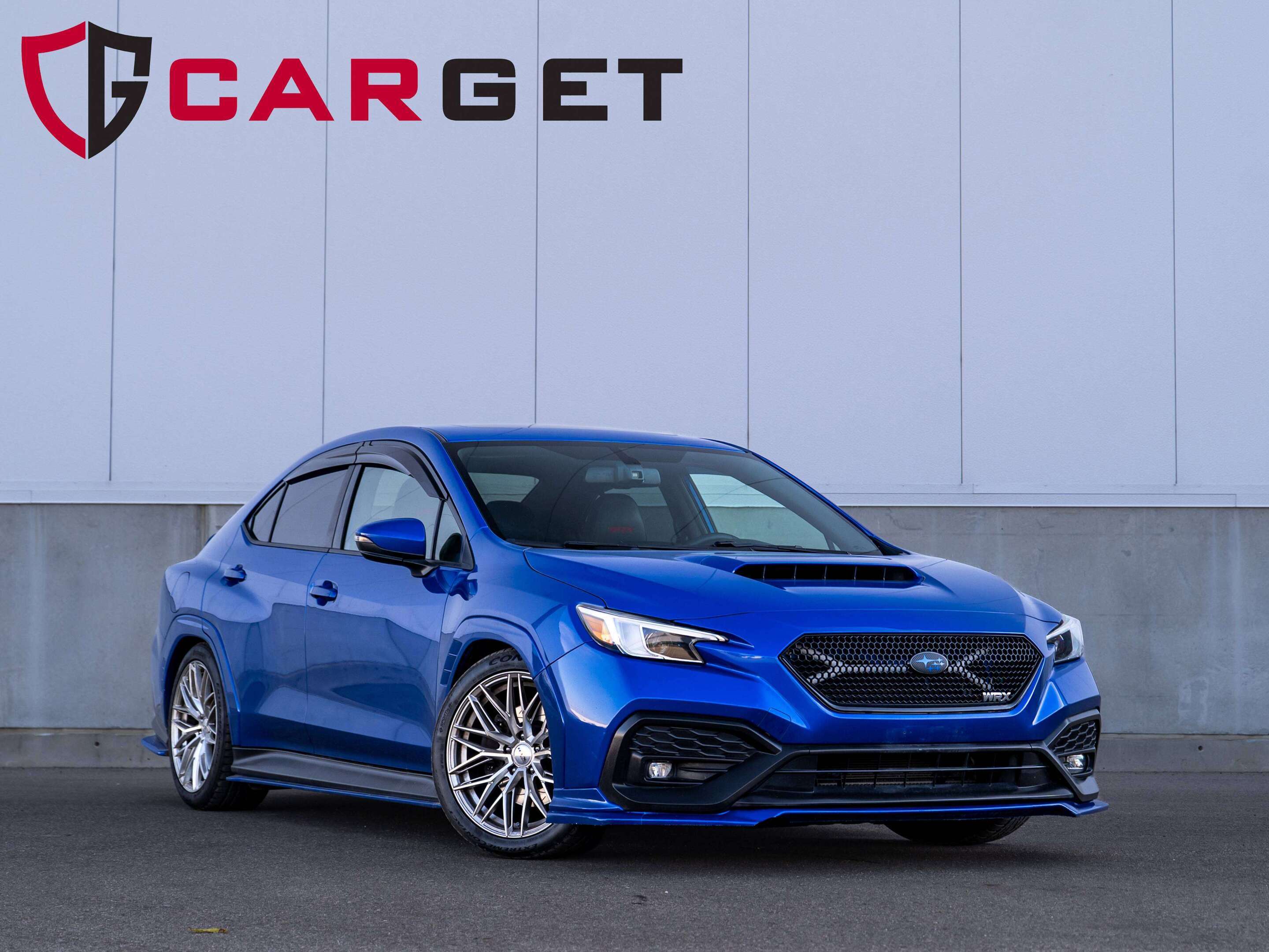 Blue 2022 Subaru WRX Sedan  6-Speed Manual