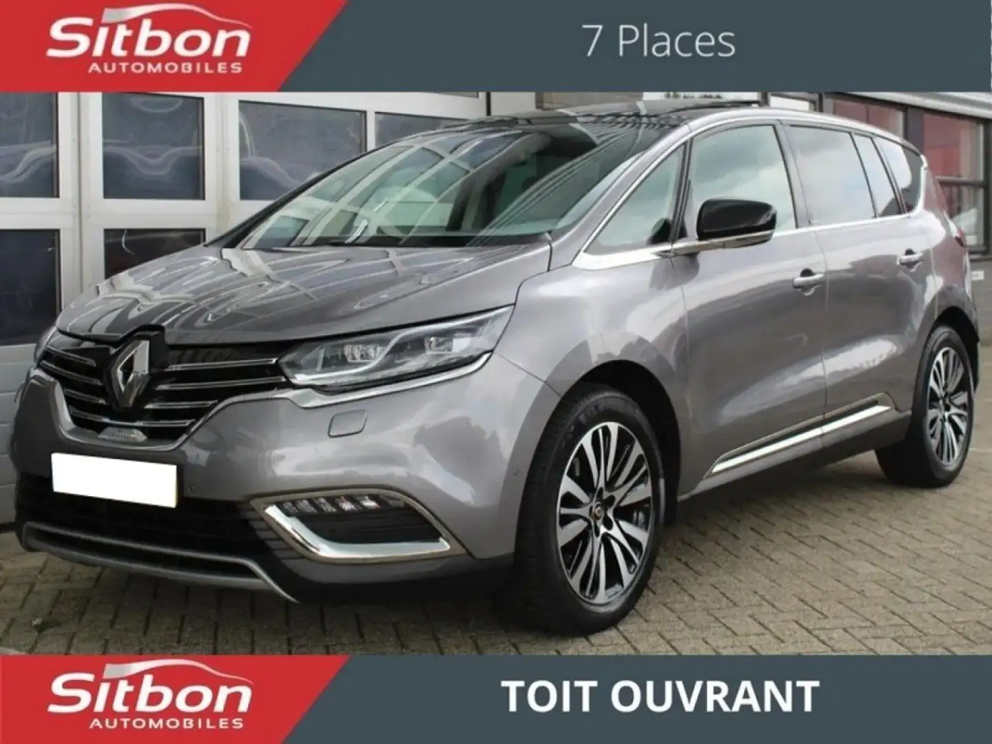 Renault Espace 1.6 Energy dCi 160 EDC Initiale Paris 7 PLACE CUIR Gris - 1