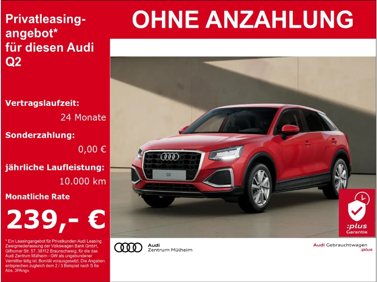 Audi Q2 35 TDI LED virtual AHK Sitzheizung Rood - 1