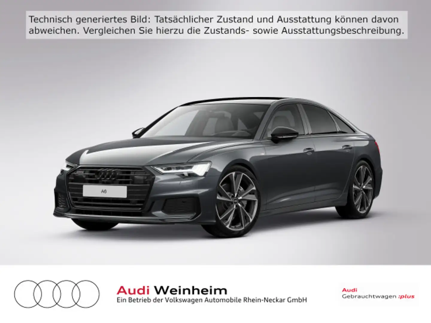 Audi A6 Lim 45 TFSI Black S-Line Matrix LED Pano uvm Grau - 2