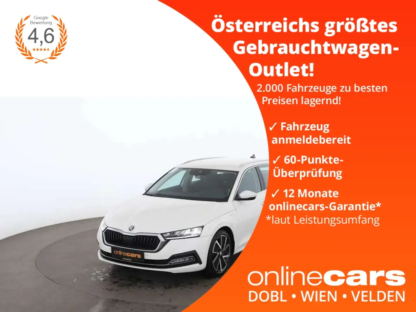 Skoda Octavia Combi 1.4 TSI Style iV Aut LED HEAD-UP Weiß - 1