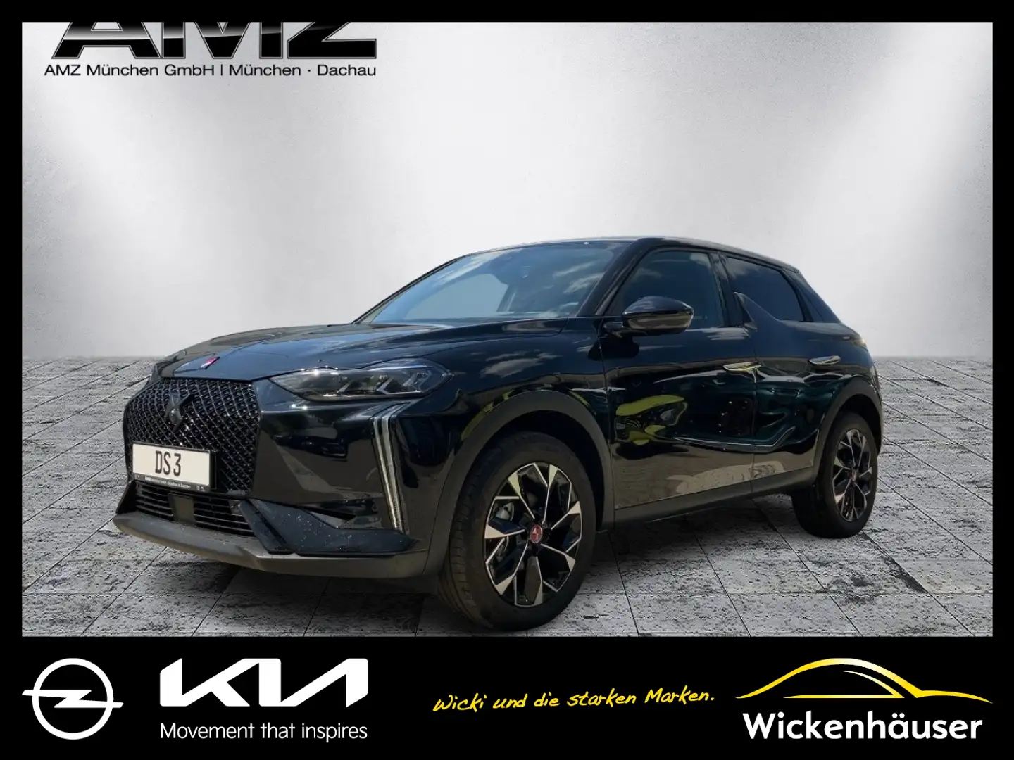DS Automobiles DS 3 DS3 Elektro E-Tense Opera Navi Kamera Totwinkel Schwarz - 1