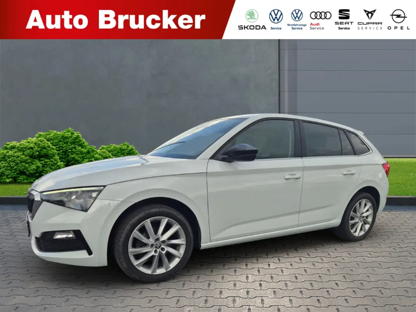 Skoda Scala Style 1.5 TSI+Anhängerkupplung+Klimaautomatik+Sitz Weiß - 1