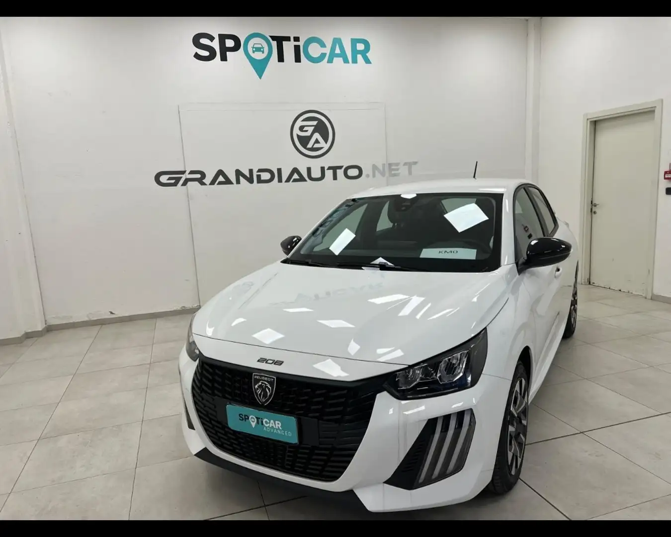 Peugeot 208 1.2 hybrid Style 100cv e-dcs 6 Bianco - 1