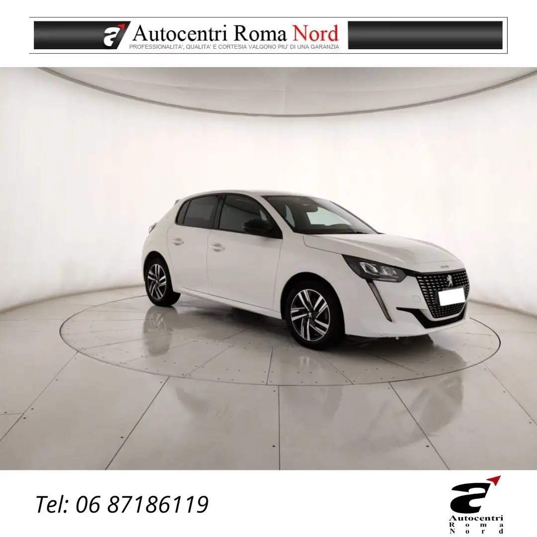 Peugeot 208 1.5 bluehdi Allure Pack s&s Bianco - 1