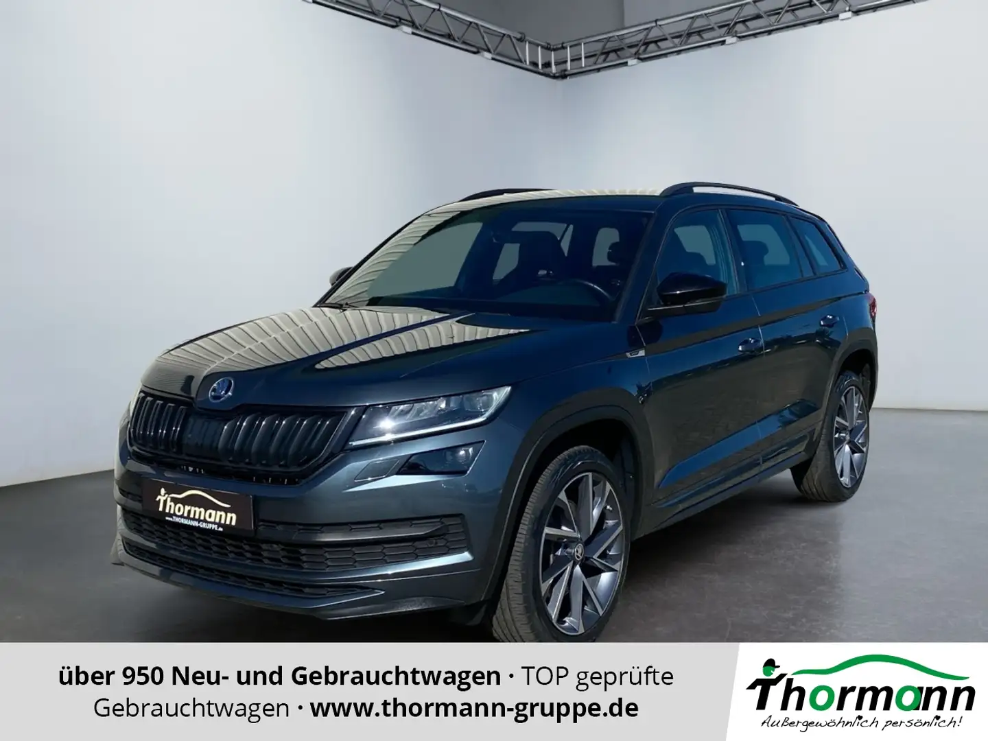 Skoda Kodiaq Sportline 2.0 TDI DSG 4x4 TEMP PDC SHZ NAV Grigio - 1