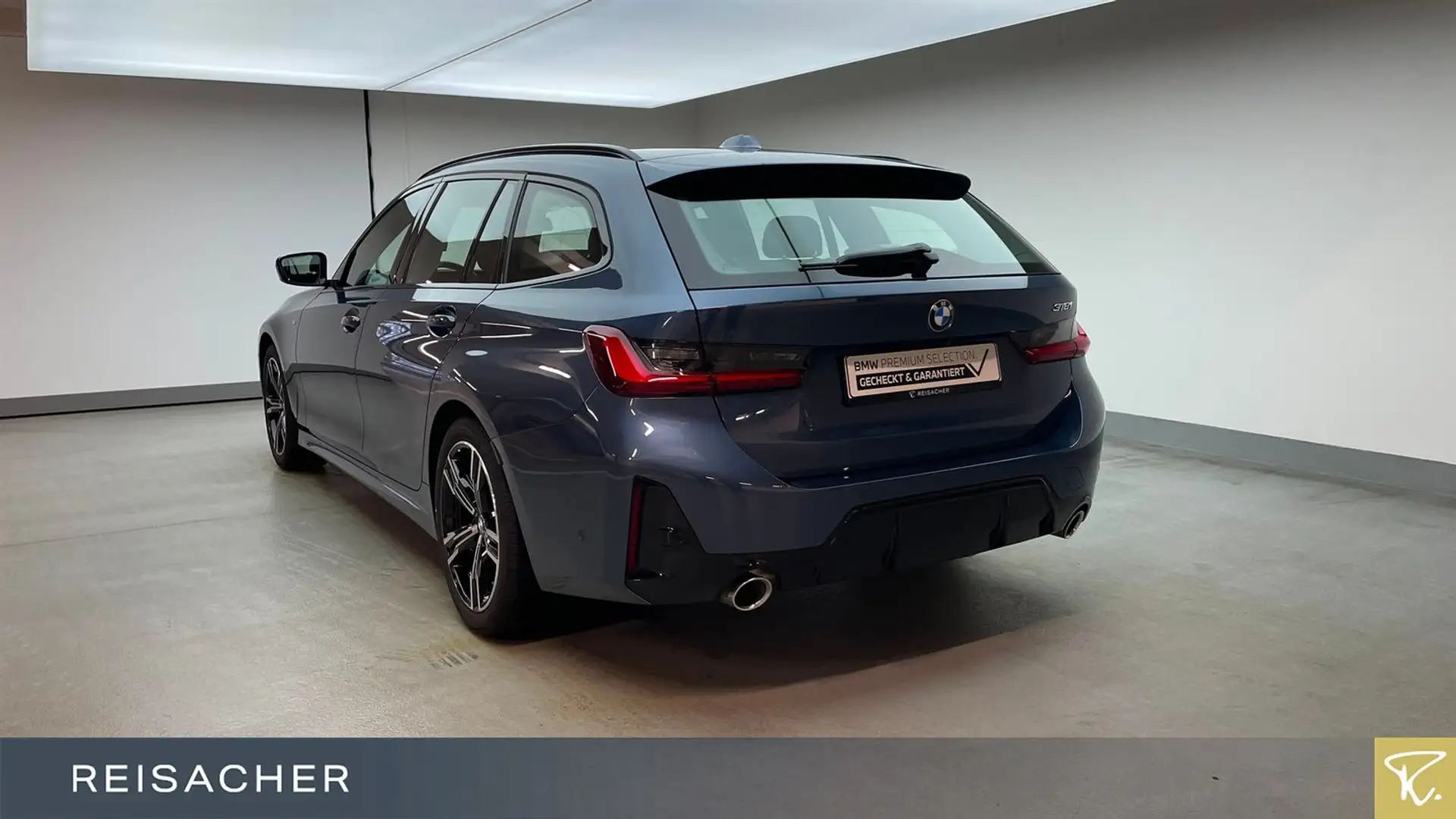 BMW 318 i A Tou M-Sport,AHK,DAProf,Autom Bleu - 2