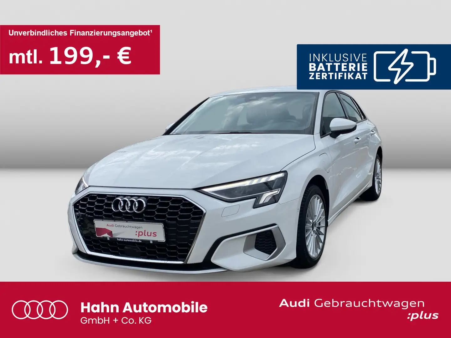 Audi A3 advanced 40TFSIe S tronic Virtual C Weiß - 1