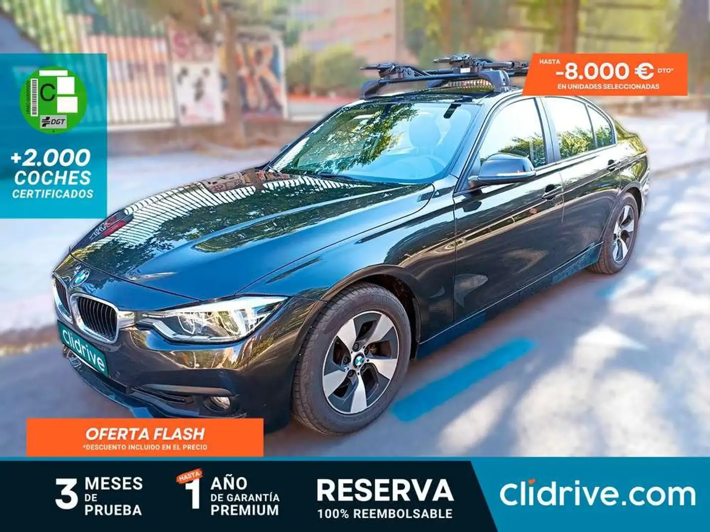 BMW 320 320d EfficientDynamics Negro - 1