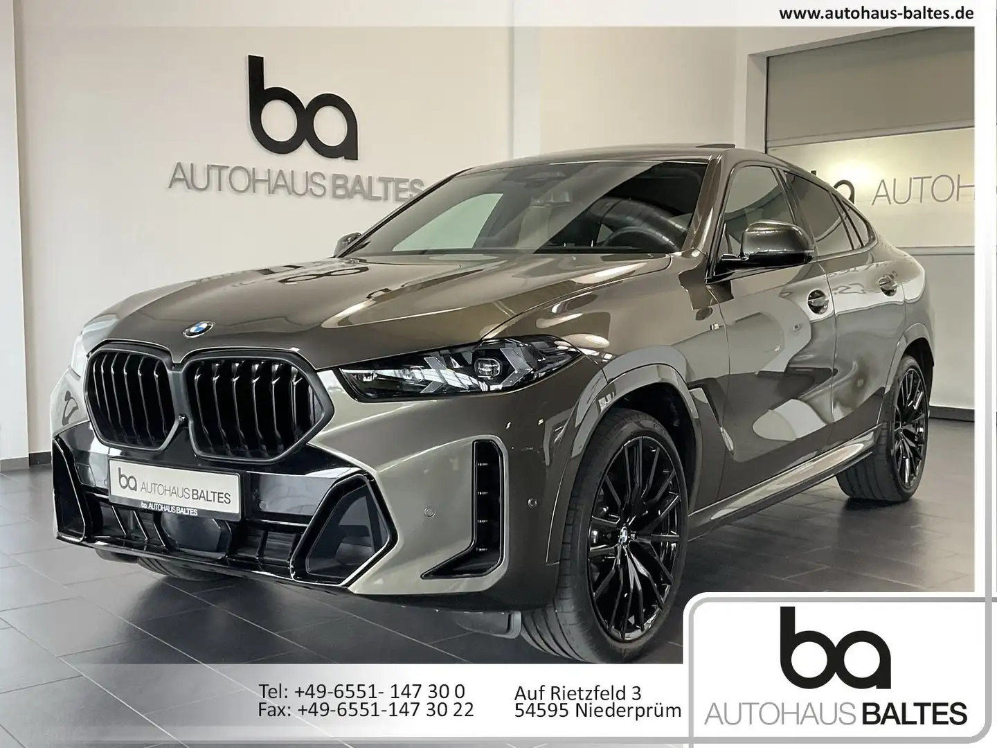BMW X6 X6 xDrive 30d M Sport 22"/Pano/HK/DrivPro/Luft/AHK Brun - 1