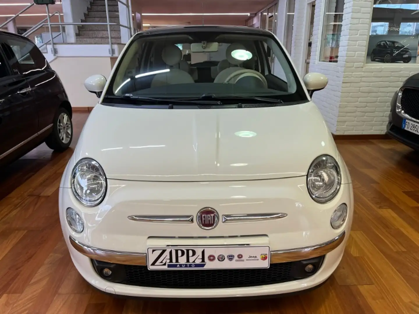 Fiat 500 1.2 Lounge Blanc - 2