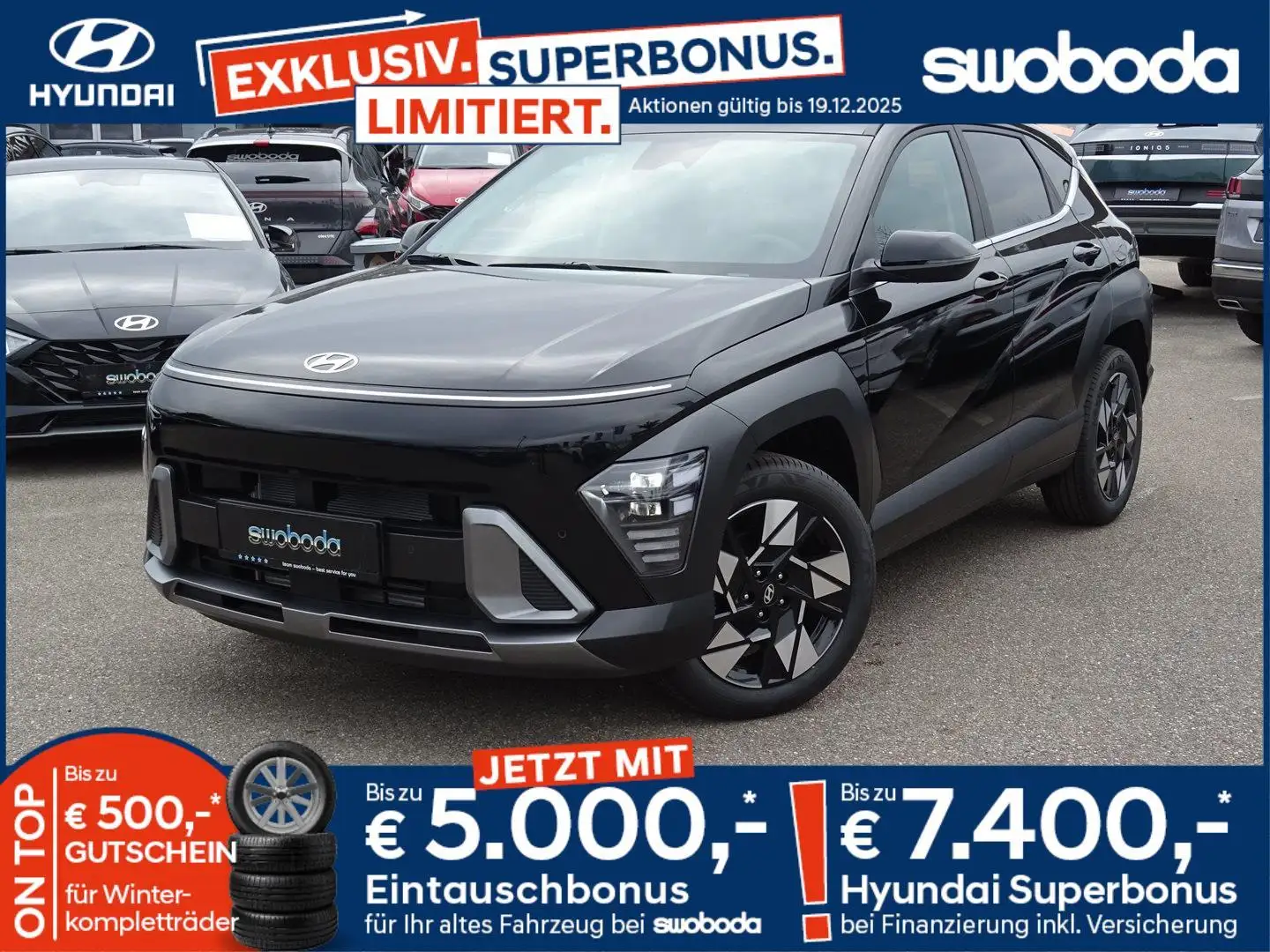 Hyundai KONA Kona (MY25) GO Plus 1.0 T-GDI 2WD k5bu1 Nero - 1