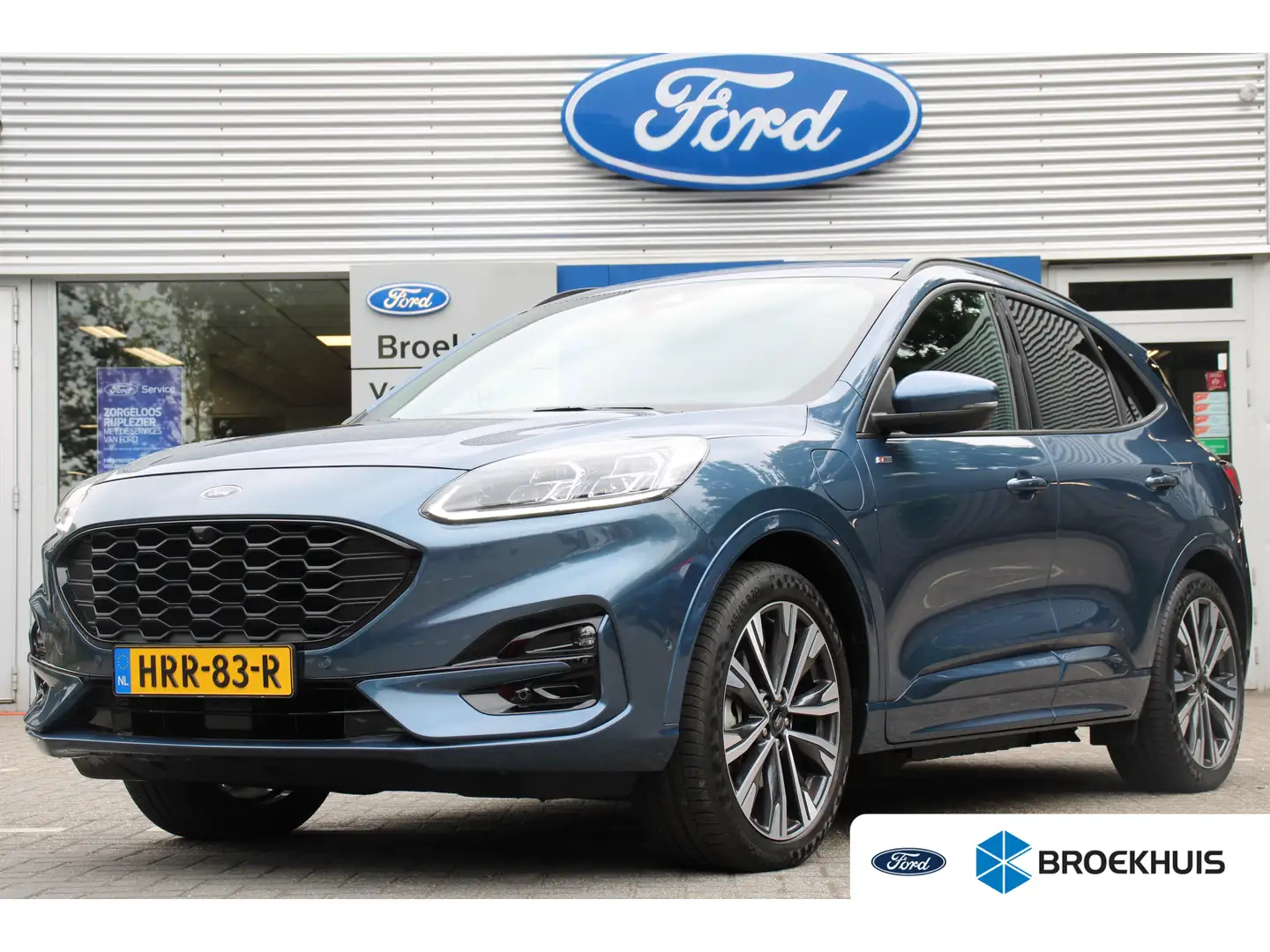 Ford Kuga 2.5 PHEV ST-Line X | DEALER OH | ELEKTR STOELEN | Blauw - 1