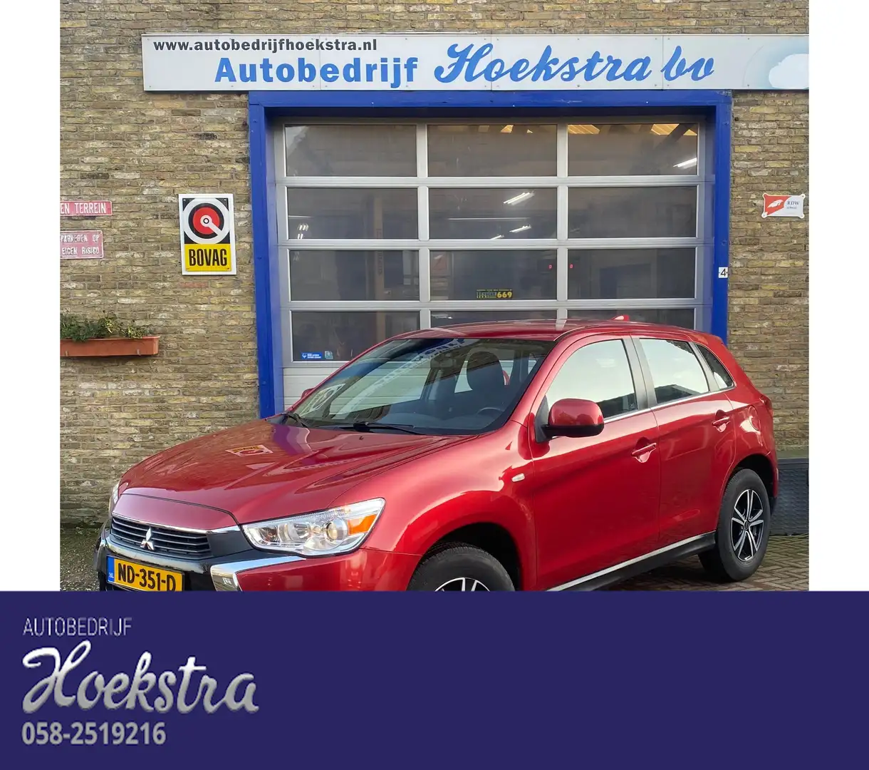 Mitsubishi ASX 1.6 Cleartec Bright+ Rood - 1