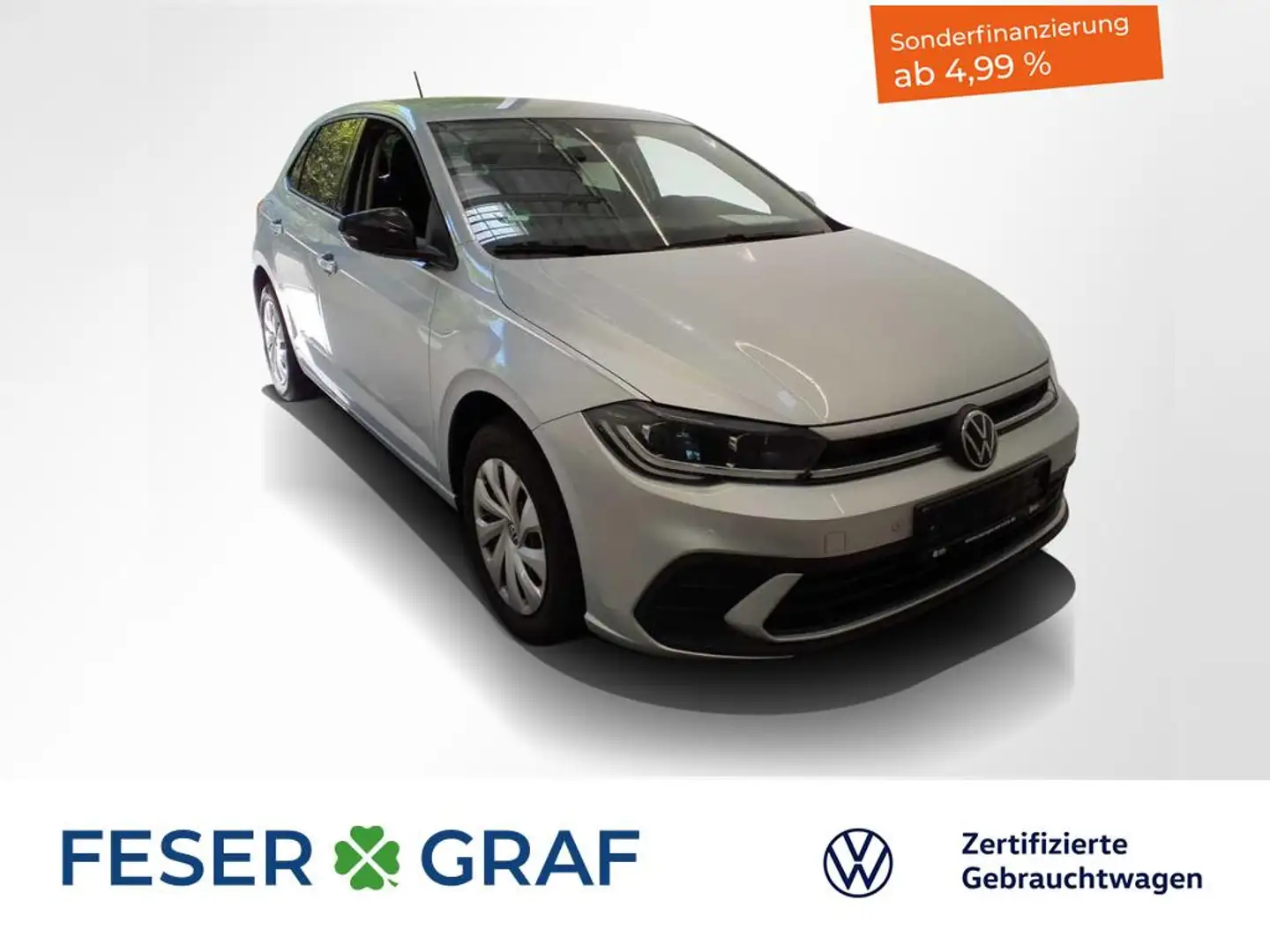 Volkswagen Polo 1.0 TSI Move DSG IQ-Light / AHK / PDC / Sitzheizun Argent - 1