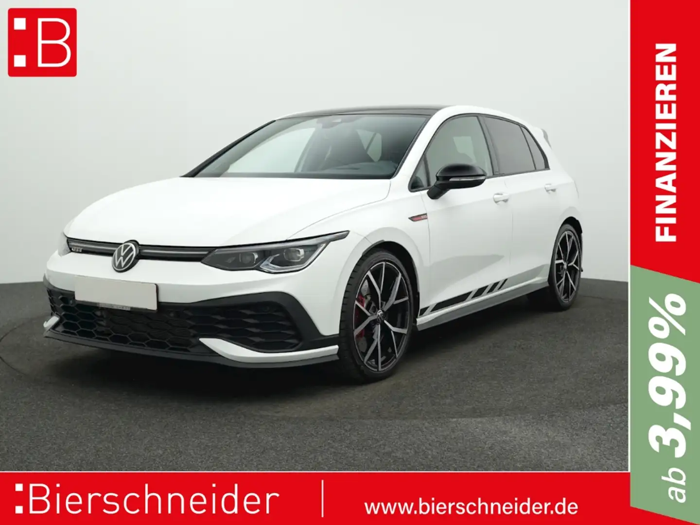 Volkswagen Golf GTI 8 2.0 TSI DSG CLUBSPORT BLACK-STYLE PANO KAMERA IQ Weiß - 1
