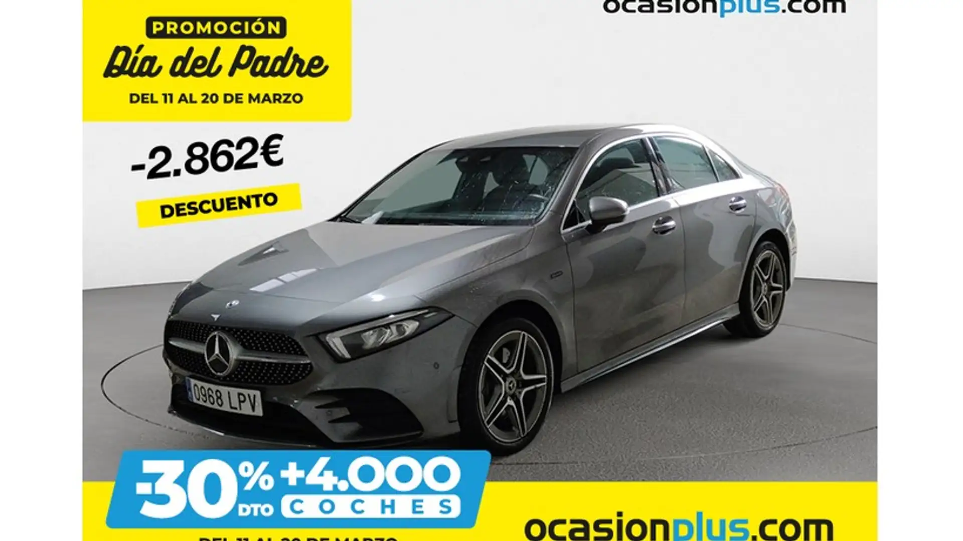 Mercedes-Benz A 250 250e Sedán 8G-DCT Gris - 1
