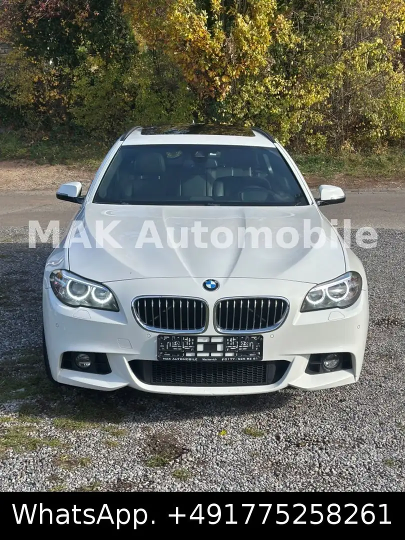 BMW 520 d Touring M-Paket xDrive, Navi,Pano,Euro6 Weiß - 2