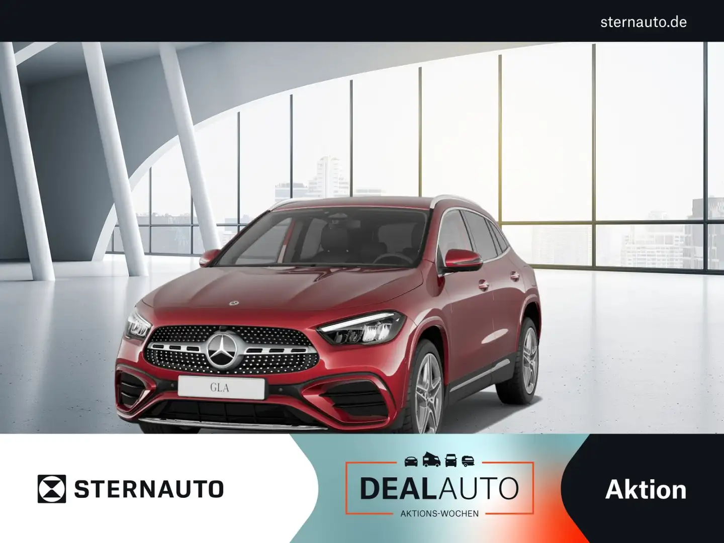 Mercedes-Benz GLA 200 GLA 200 AMG Line/Navi/Kamera/LED/AHK/Totwinkel Rot - 1