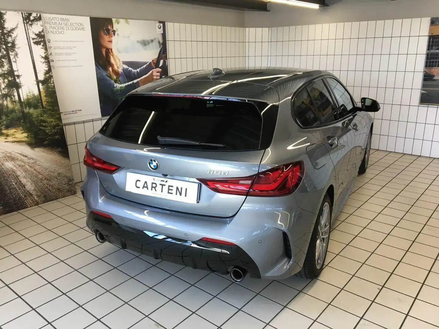 BMW 118 d Msport auto Grigio - 2