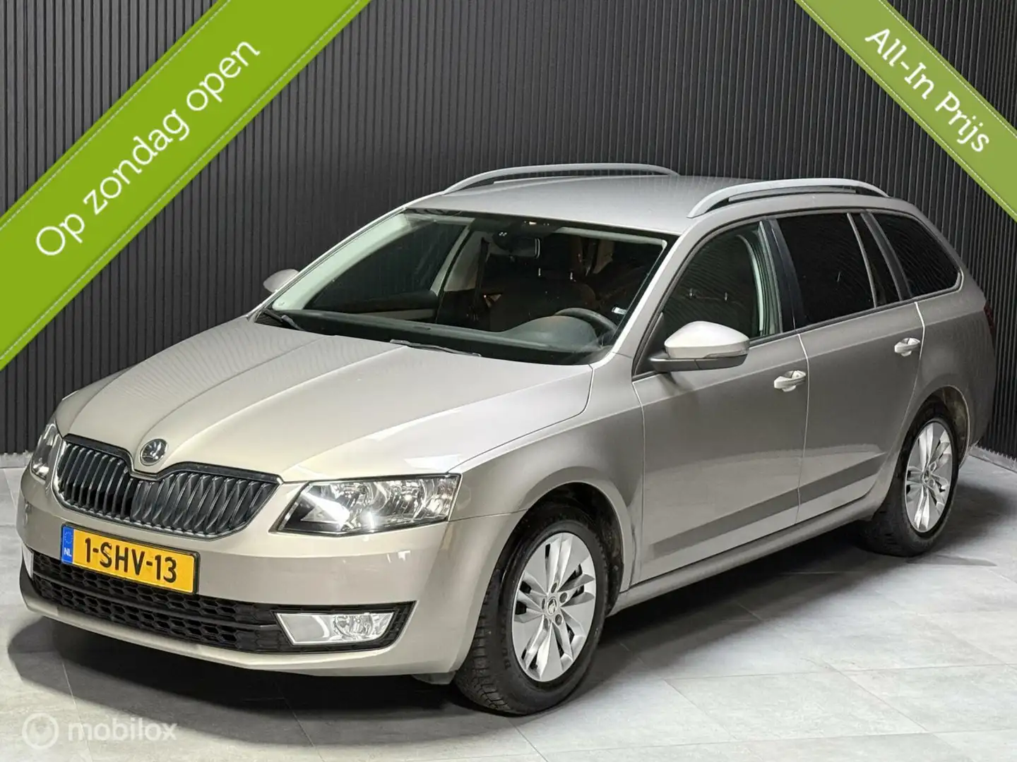 Skoda Octavia Combi 1.4 TSI|140PK|NAP|CRUISE|TREKHAAK| Beige - 1
