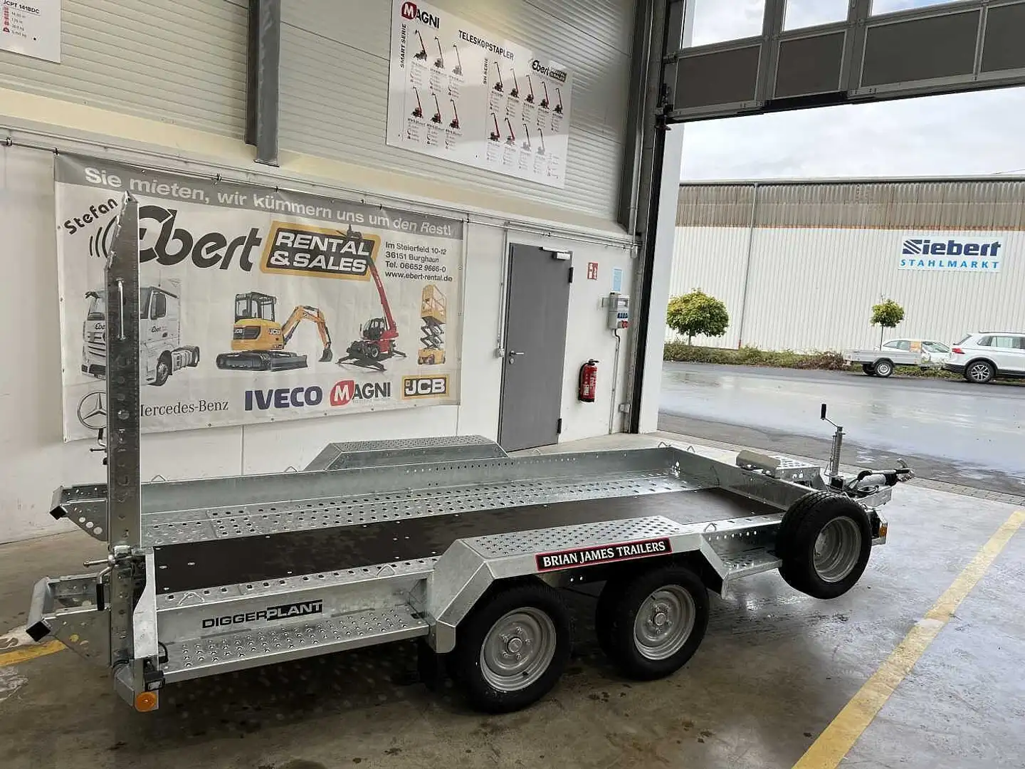 Brian James Cargo Digger Plant 2 / Länge 3.700mm / 3.500kg Silber - 2