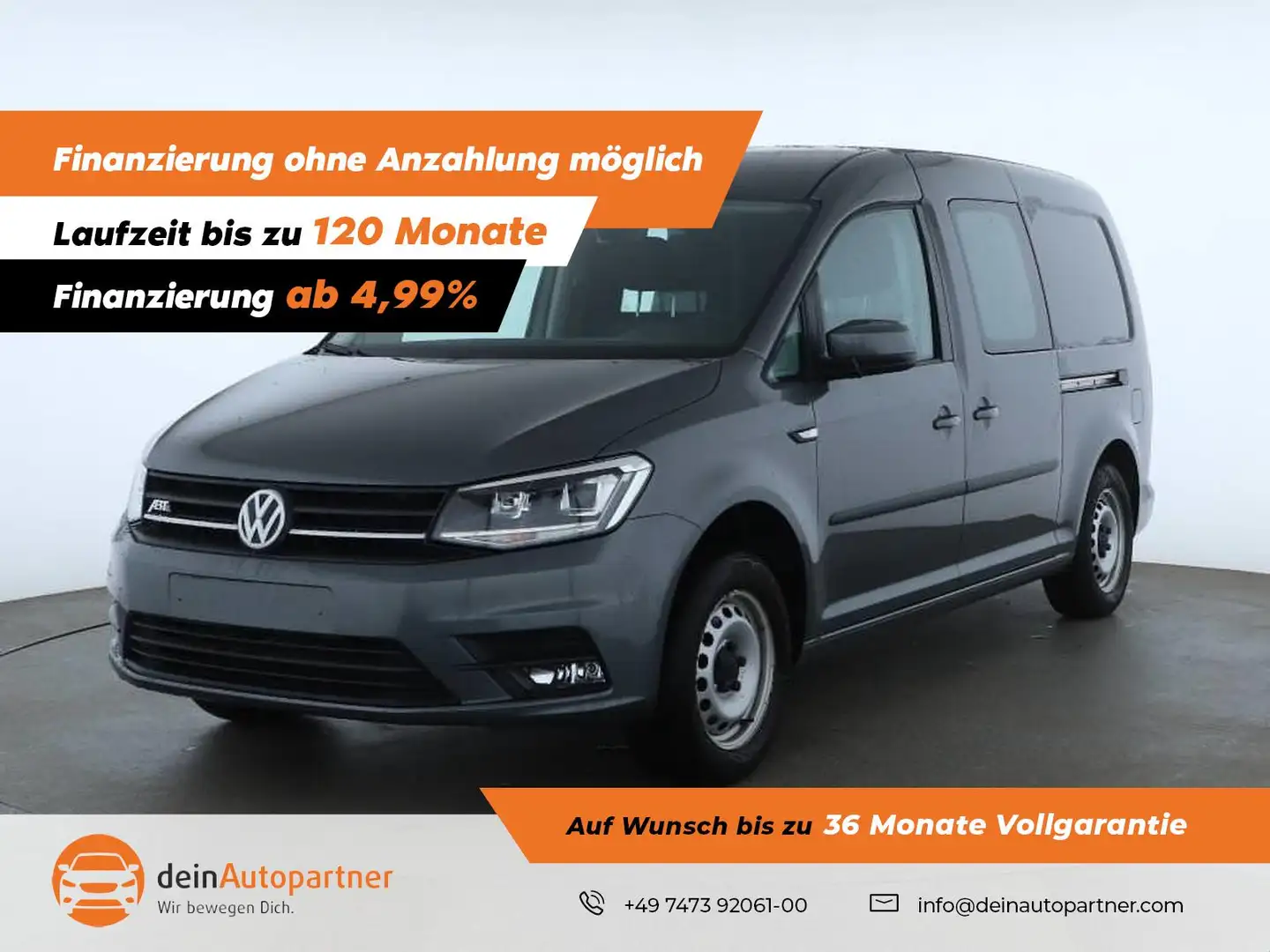 Volkswagen Caddy ABT e-Kasten DSG /NAVI/BI-XENON/AHK/PDC/SHZ Grigio - 1