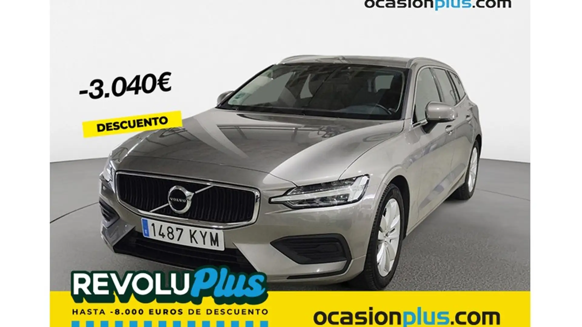 Volvo V60 D3 Momentum Aut. Gris - 1