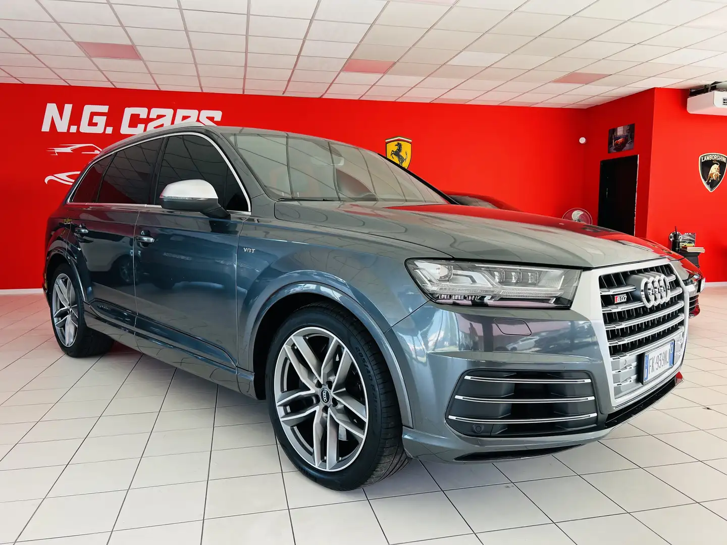 Audi SQ7 *V8TDI435CV*VIRTUAL COCKPIT*RUOTE STERZ.*GANCIO* Grau - 2