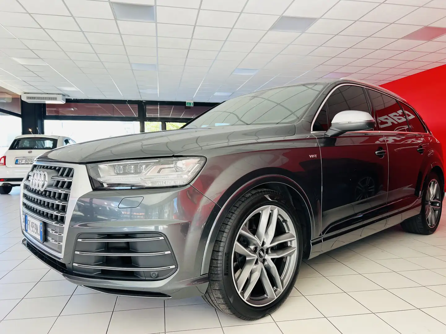 Audi SQ7 *V8TDI435CV*VIRTUAL COCKPIT*RUOTE STERZ.*GANCIO* Grau - 1