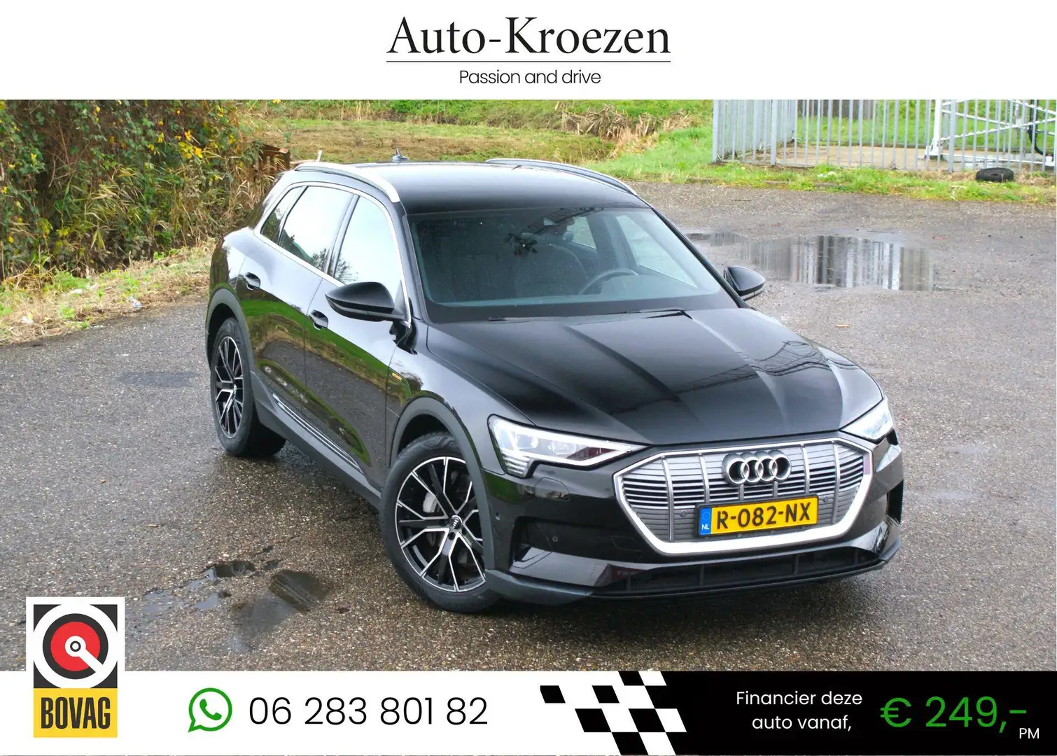 Audi e-tron 55 quattro edition 95 kWh | Org NL | 1e eig | Came Zwart - 1