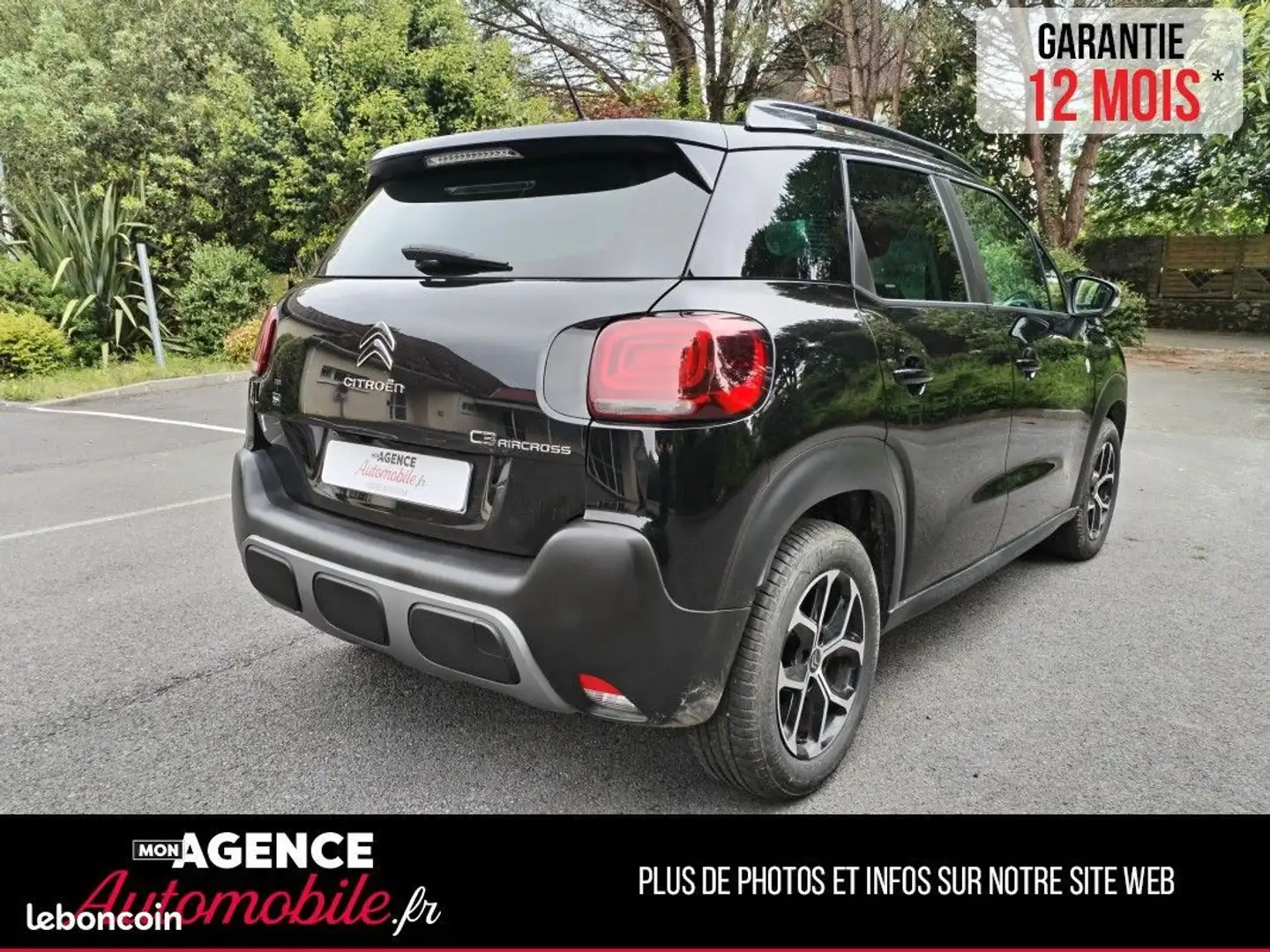 Citroen C3 Aircross Citroën Phase 2 1.2l 110 CV C-SERIES Noir - 2