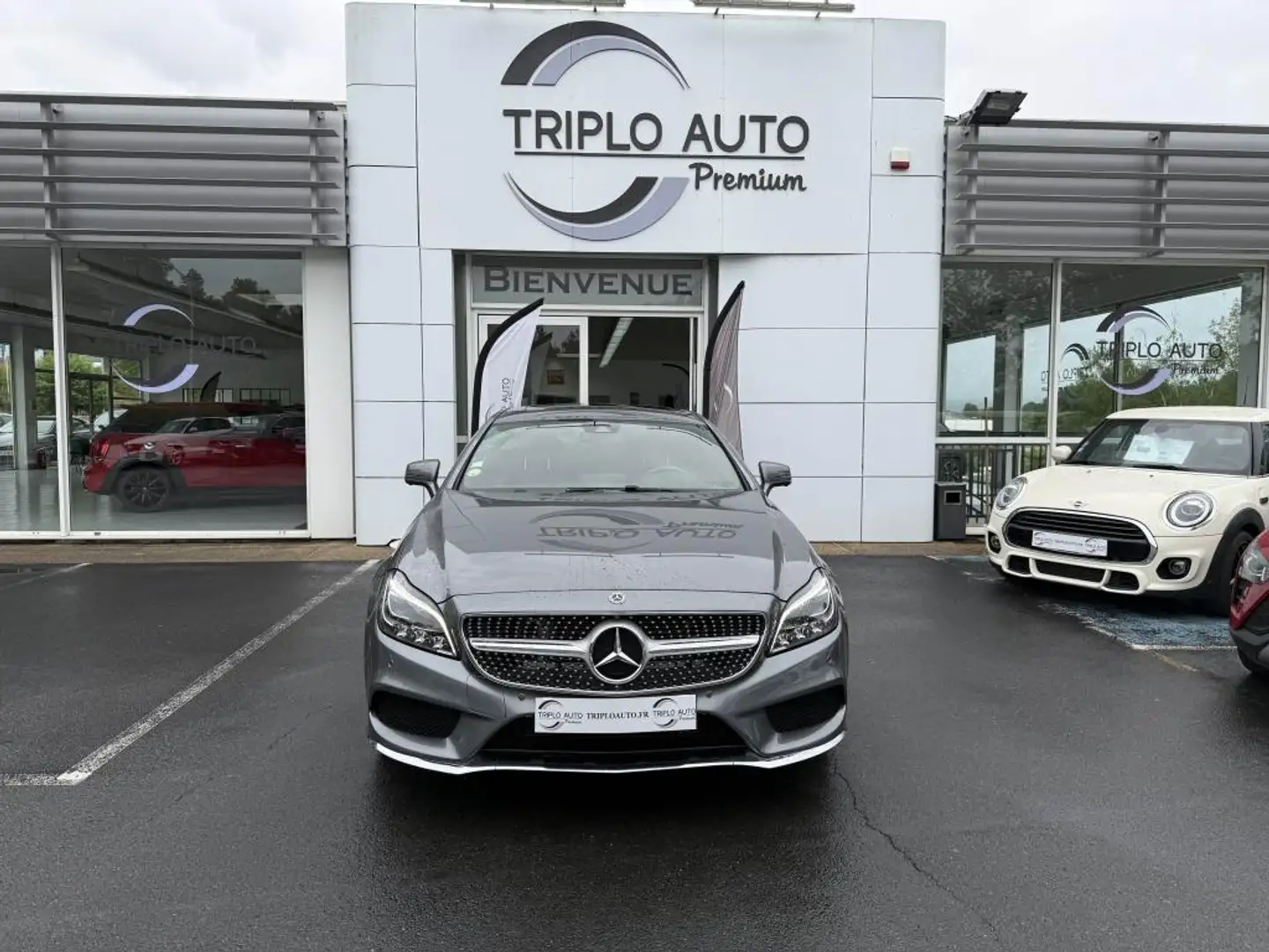 Mercedes-Benz CLS CLS 350 d - BVA 9G-Tronic Plus Sportline 4-Matic - BVA GPS + TOIT OUVRANT + CAMERA AR Grau - 2