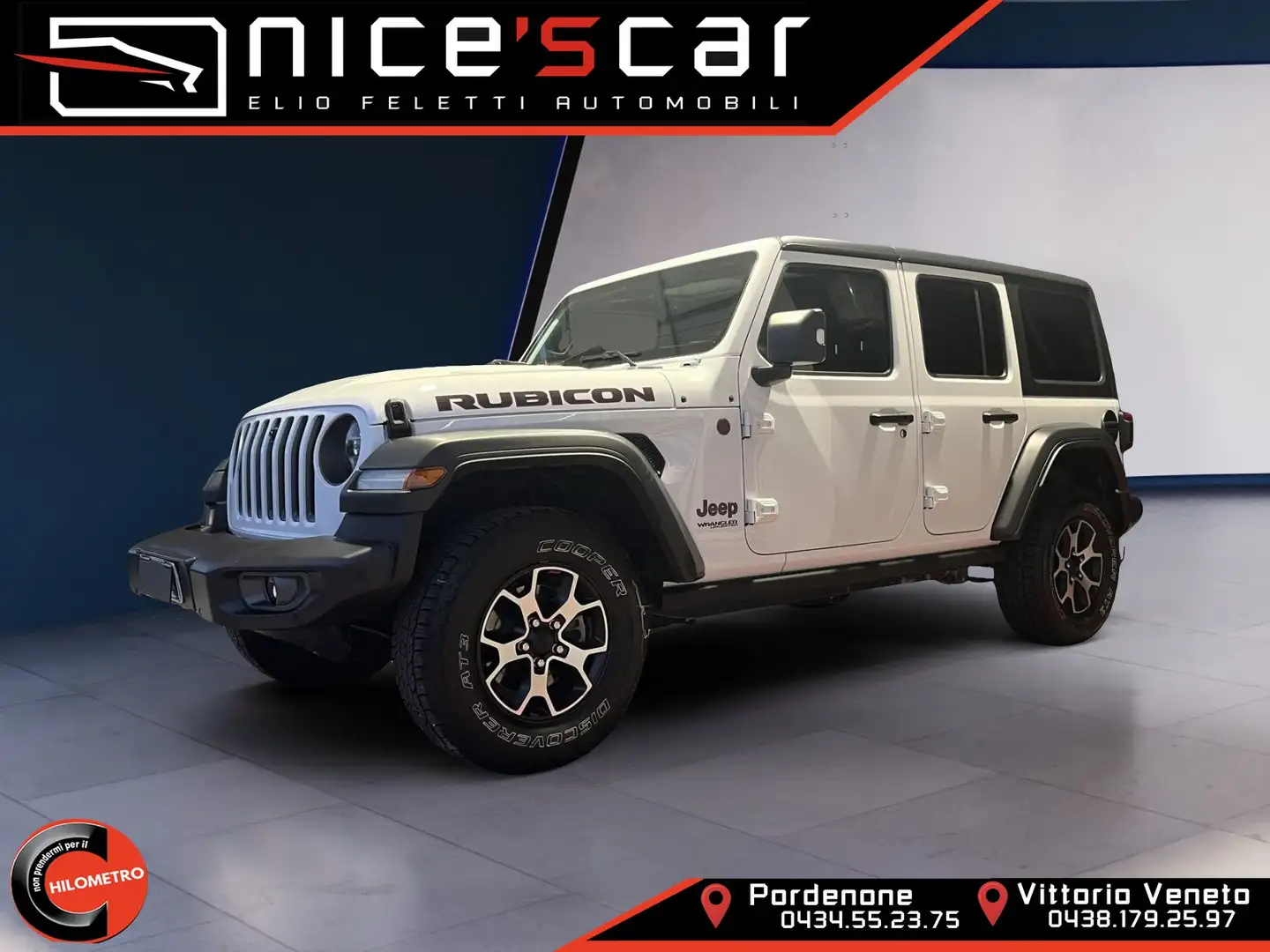 Jeep Wrangler Wrangler 2.0 Turbo Rubicon Blanc - 1