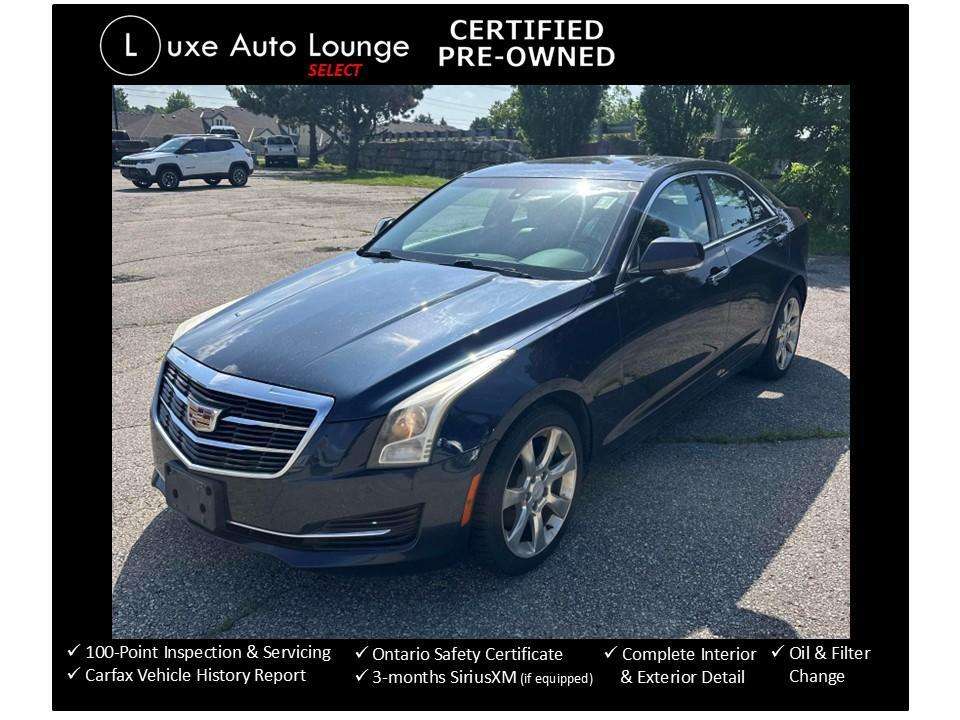 2015 Cadillac ATS Luxury AWD-BOSE, NAV, SUNROOF, LEATHER, HTD SEATS!