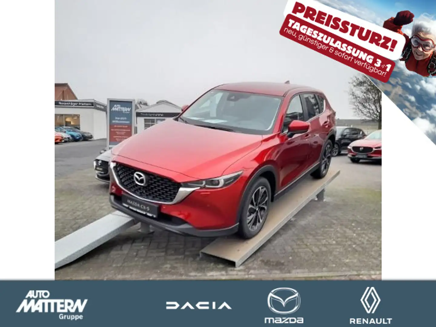 Mazda CX-5 NAVI|Klimaaut.|LED|CarPlay|Alu|Kamera Rot - 1