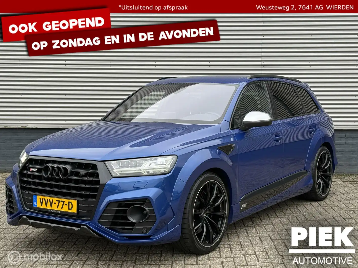 Audi SQ7 4.0 TDI SQ7 quattro ABT 530PK GRIJS KENTEKEN Azul - 1