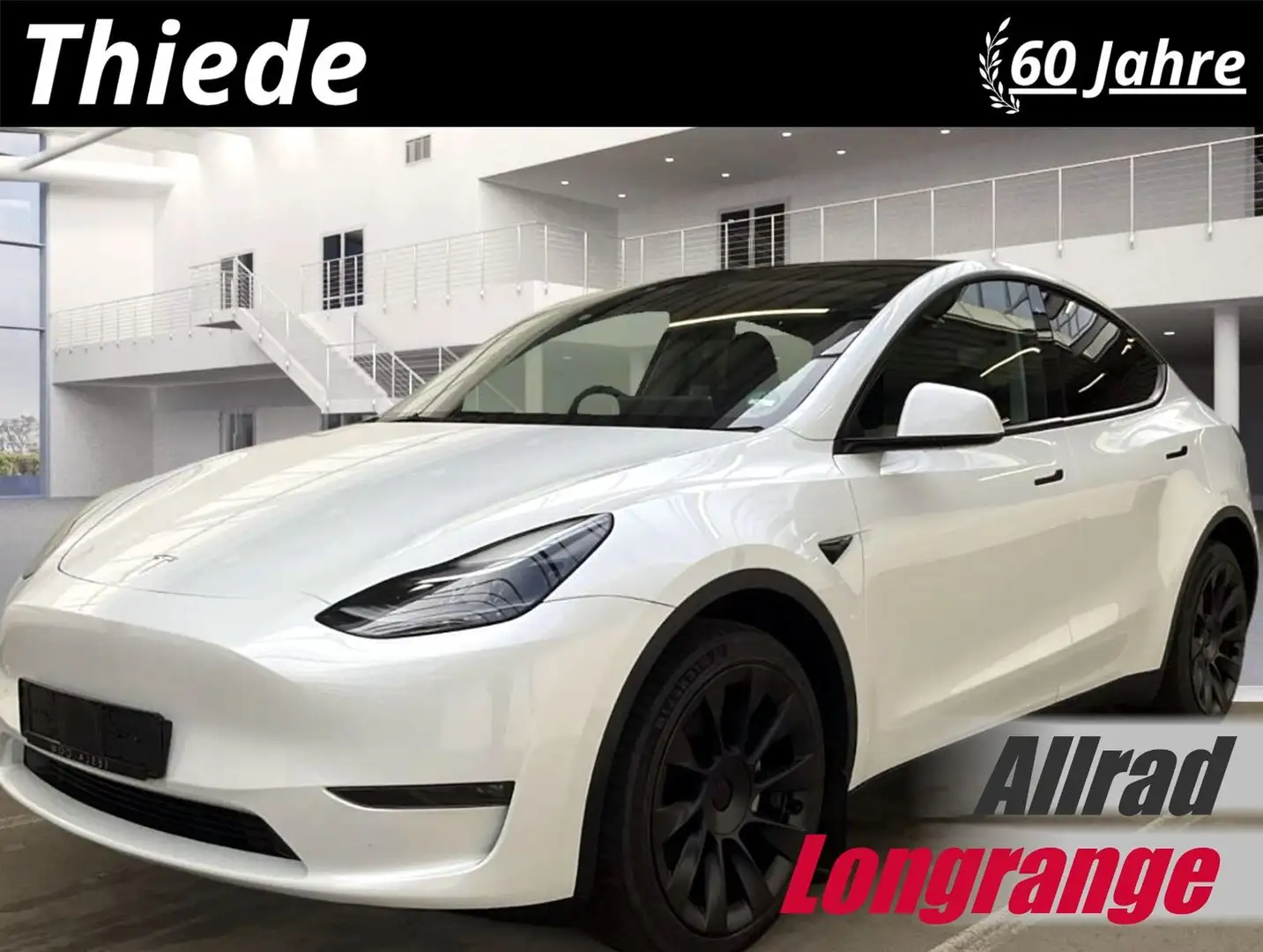 Tesla Model Y LONGRANGE DUAL-MOTOR NAVI/KAMERA/DAB/AMD Weiß - 1