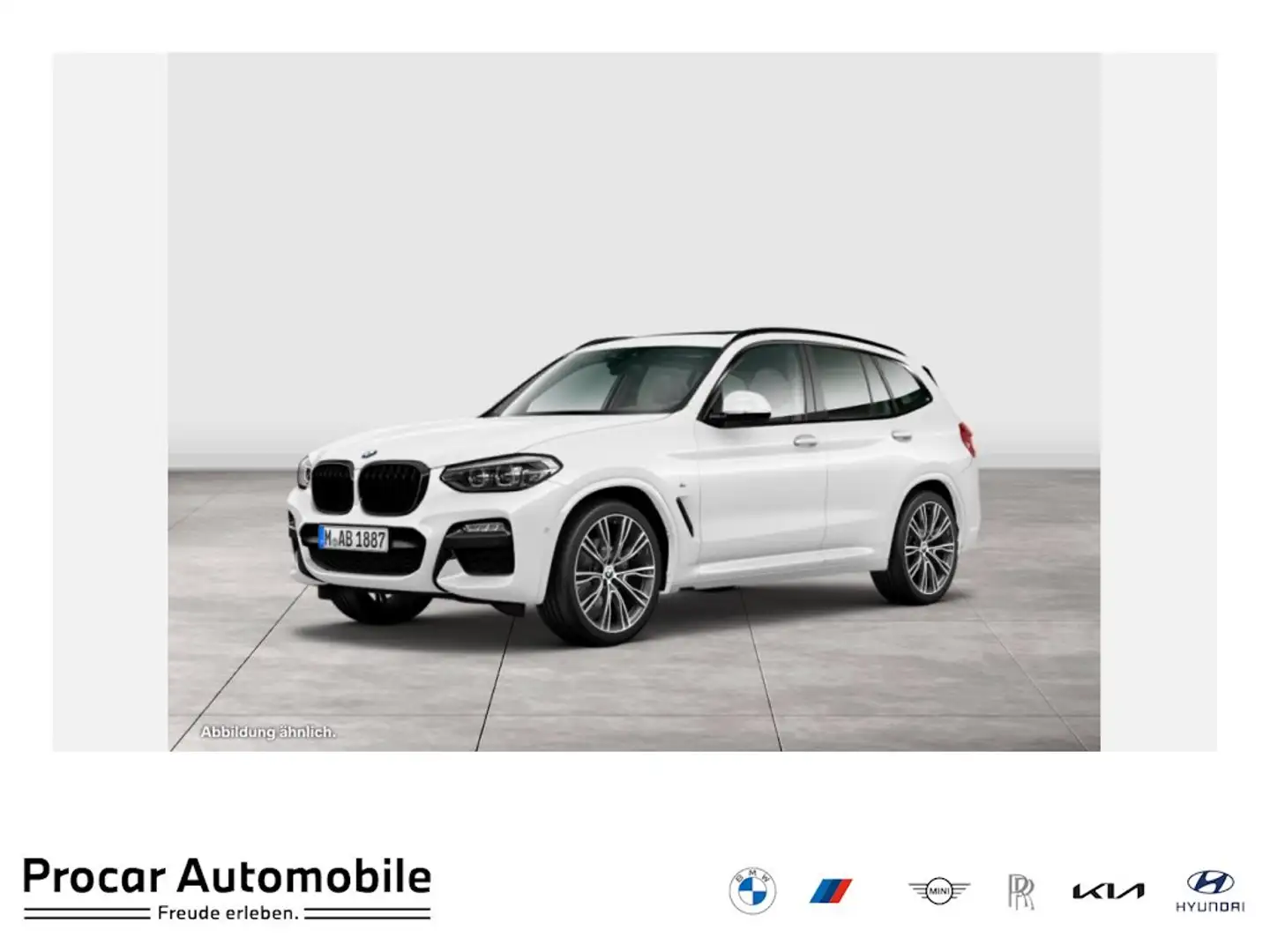 BMW X3 xDrive20d M Sport PANO+RFK+NAVI+LED+DAB+HIFI+LEDER Bianco - 1