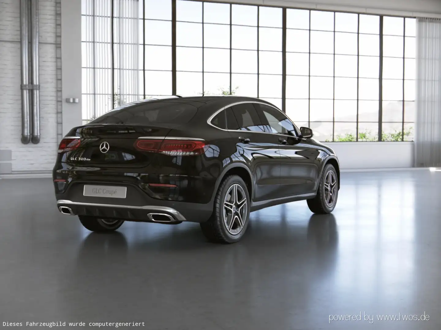 Mercedes-Benz GLC 300 GLC 300 de 4MATIC Coupé *AMG*STHZ*KAM*CARPLAY* Noir - 2