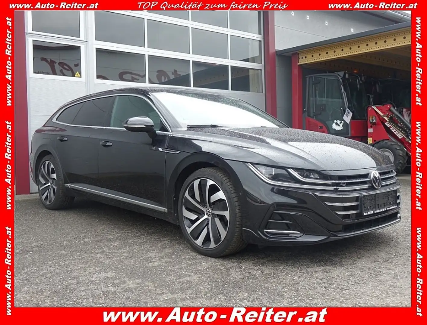 Volkswagen Arteon SB R-Line 2,0 TDI DSG *TEILLEDER, ACC, AHK, RFK* Schwarz - 1