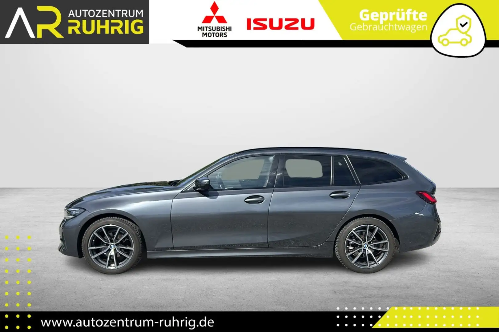 BMW 318 d Touring Sport Line Gris - 2
