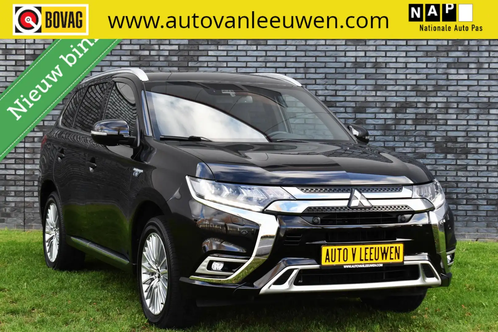 Mitsubishi Outlander 2.4 PHEV Diamand Edition 360º CAMERA/LEDER VOL!/RO Zwart - 1