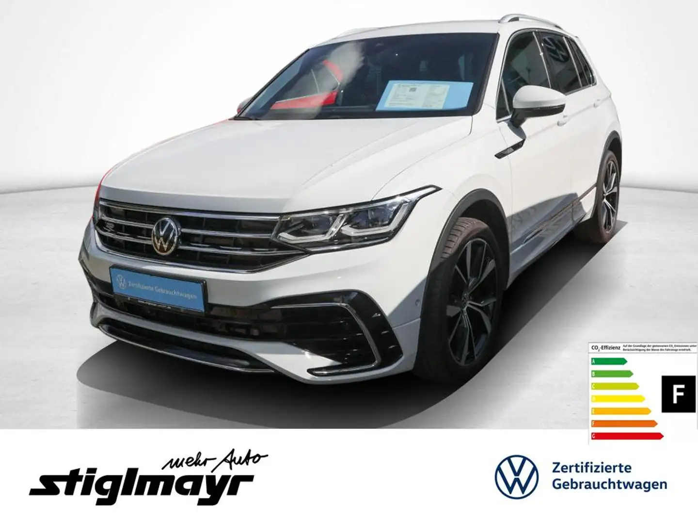 Volkswagen Tiguan R-Line 2.0 l TDI 4MOTION DSG +AHK+IQLIGHT Weiß - 1