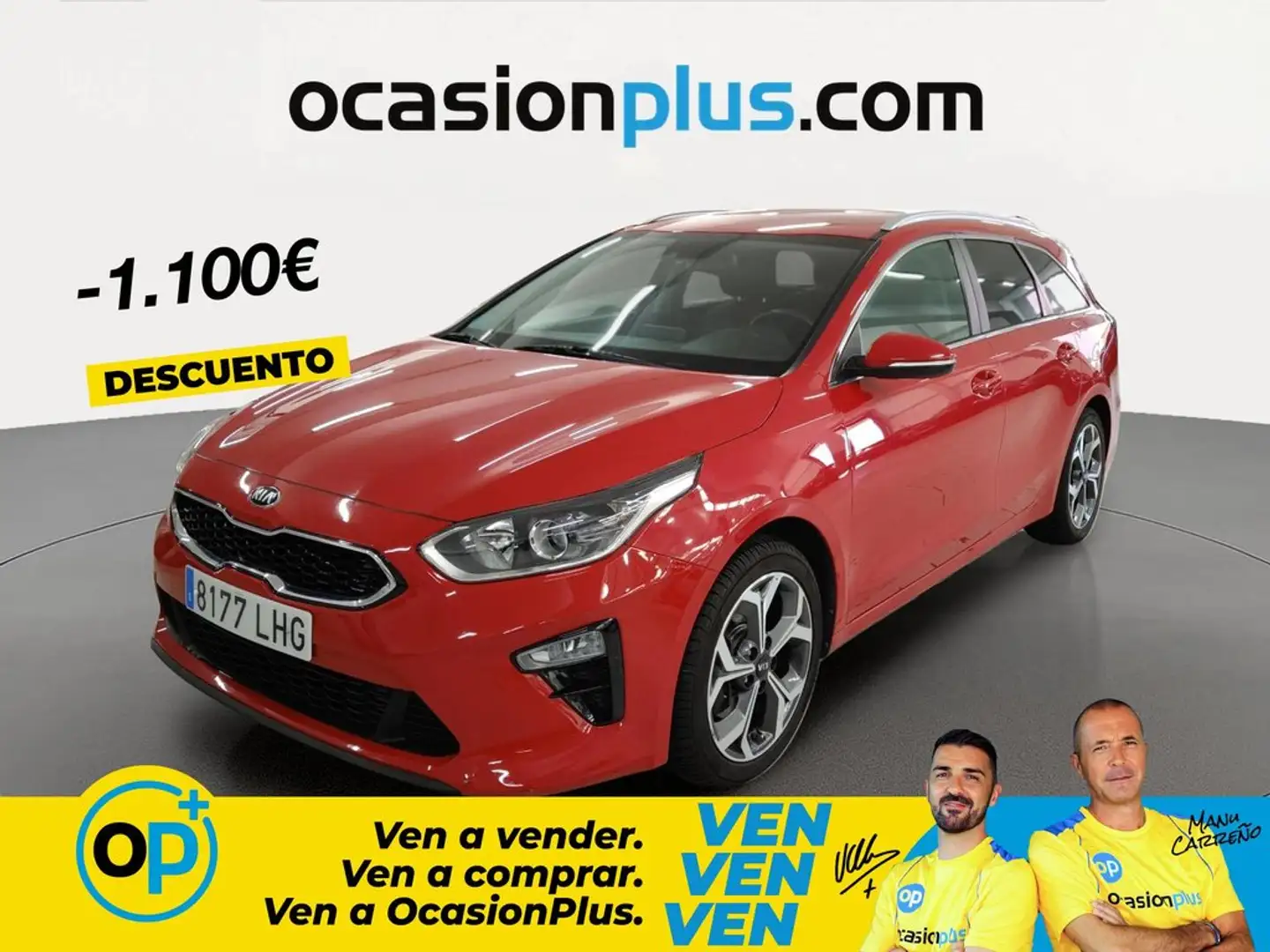Kia Ceed / cee'd Tourer 1.0 T-GDi Eco-Dynamics Tech 120 Rojo - 1