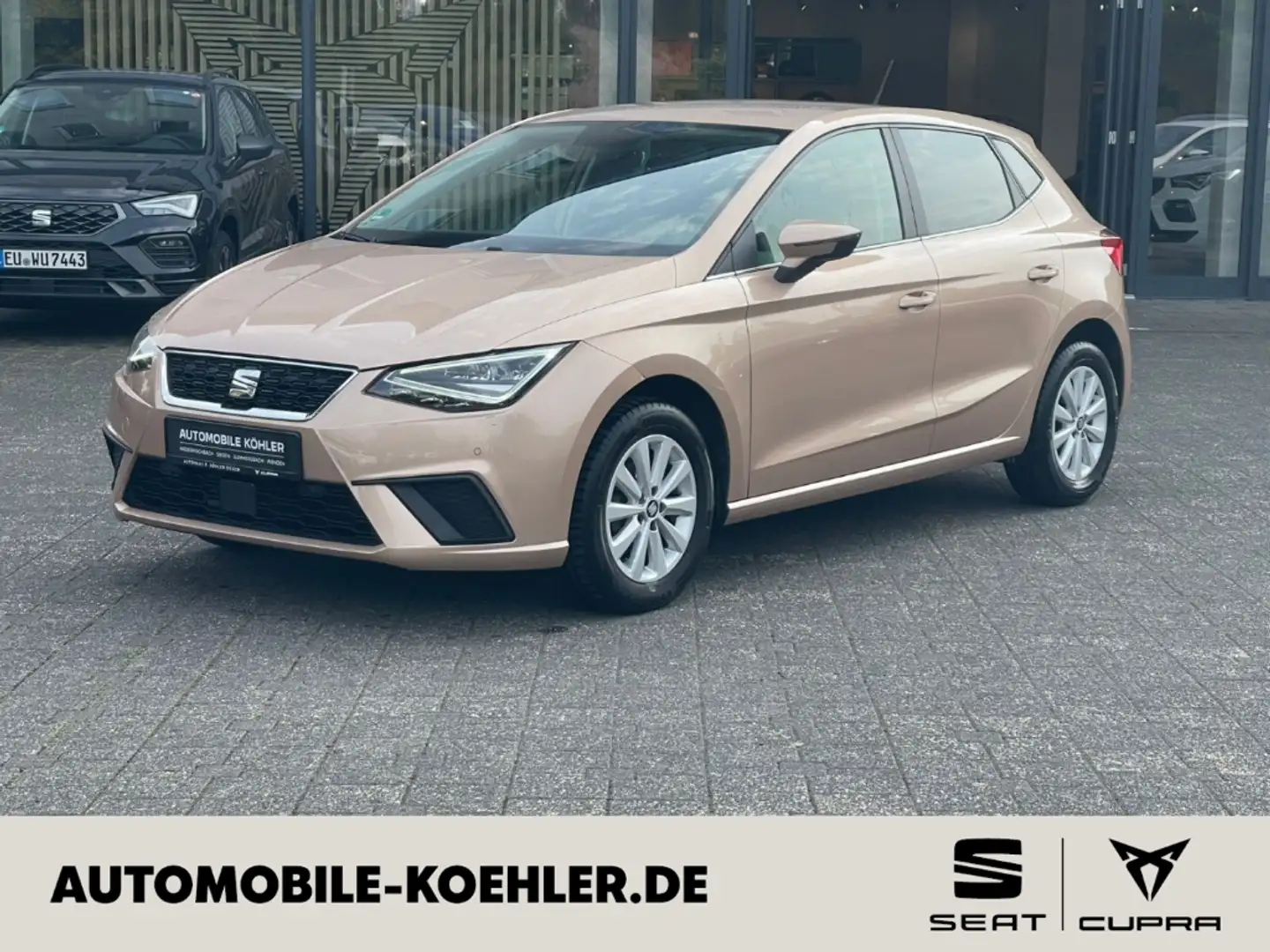 SEAT Ibiza Style 1.0 TSI Navi / LED / DAB / Full Link Beige - 1